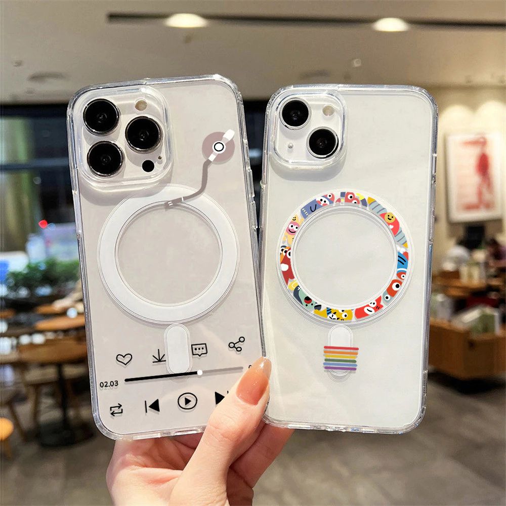 Magnetic Case เคสทรศัพท์ For iPhone 16 Pro 17promax 17 13 11 12 14 15Pro 14promax เคสกันกระแทก รองรับการชาร์จแบบไร้สาย
