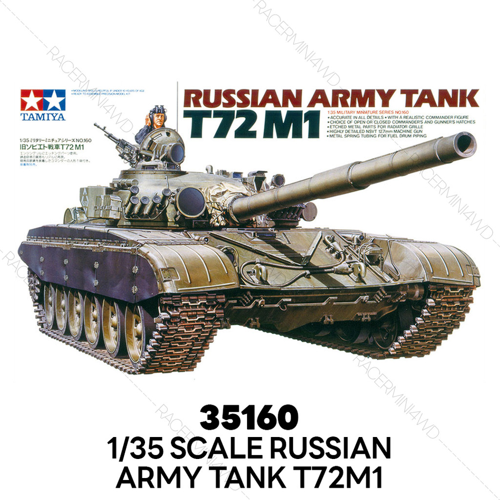 TAMIYA 35160 1/35 Model Kit Russian Army Tank T72M1