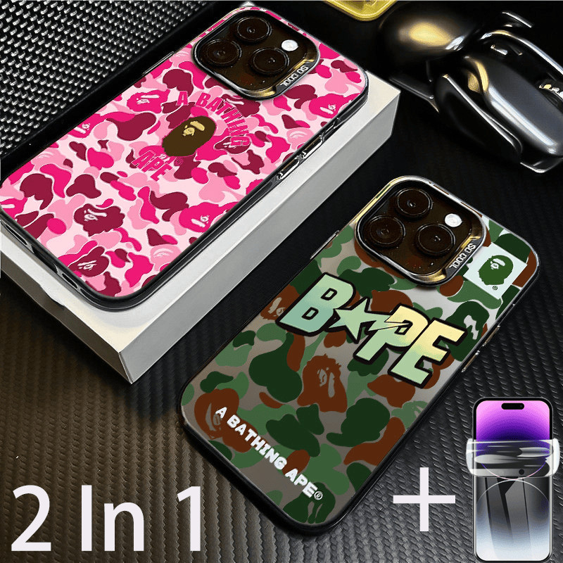 กรณีSamsung S20 FEสําหรับGalaxy S20 FE Samsung S25 S21 S22 S23 S24 FE Plus Ultra 5G 4Gเคสโทรศัพท์S20FE S21Ultra S23FEความงามปลอกBape Camouflage Men Boy Cover