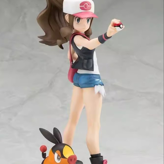 โปเกมอนของแท้ใหม่เอี่ยม Kotobukiya Kotobukiya ARTFX J Touko Touko Tepig Touko Tepig โมเดลสะสม