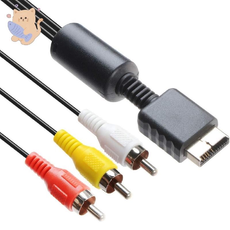 PS1/PS2/PS3 ใช้งานร่วมกับ AV สายคอมโพสิต RCA