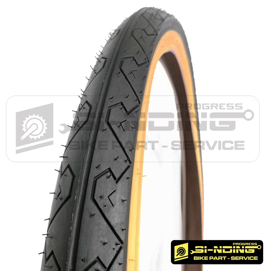 Kenda MTB จักรยานยางด้านนอกเรียบ 26 X 1.95 K 90 K90 K.90 K-90 สีดําสีน้ําตาล Tanwall Gumwall
