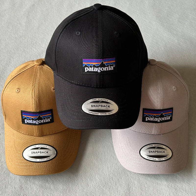หมวกเบสบอล Patagonia วัสดุผ้าฝ้าย หมวกเบสบอล Patagonia หมวก Distro หมวกเบสบอลปัก หมวกผู้ชาย