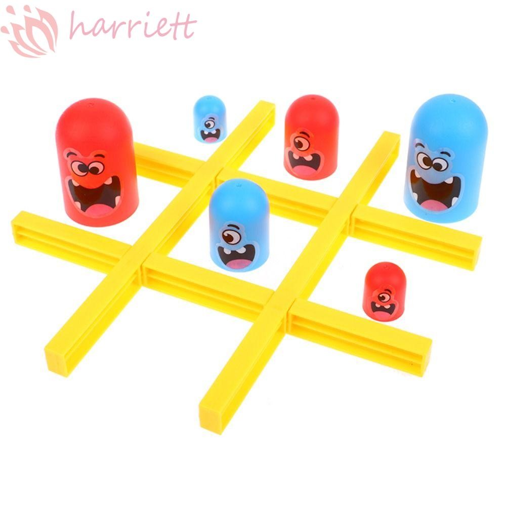 HUNIU 2 ผู้เล่น Tic-Tac-Toe,เกมกระดานแม่ลูกใหญ่กินขนาดเล็กGobble Boardของเล่น,เกมครอบครัวการศึกษาMon