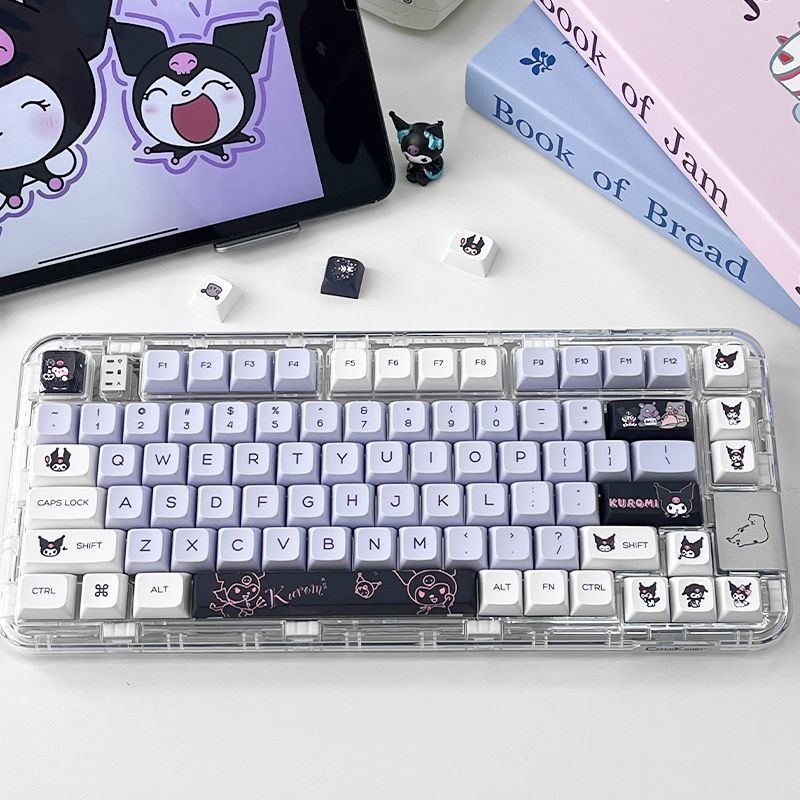 Kuromi MOA Profile Dye-Sub PBT Keycap Set 143-Key