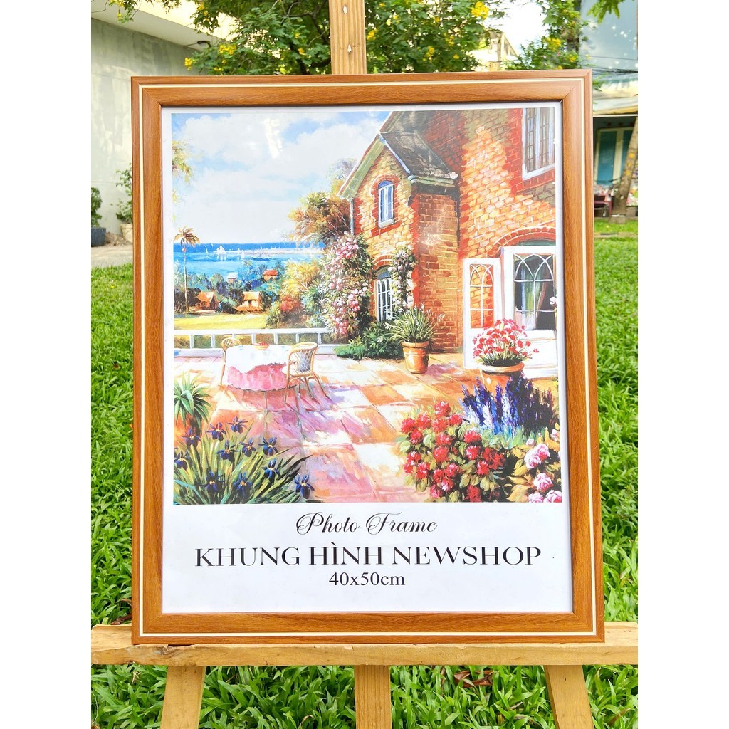 กรอบรูป - กรอบใบรับรอง 40x50 ซม. - กรอบคอมโพสิต, ติดผนังพื้นผิวไมก้าสําหรับโต๊ะทํางาน NEWSHOP