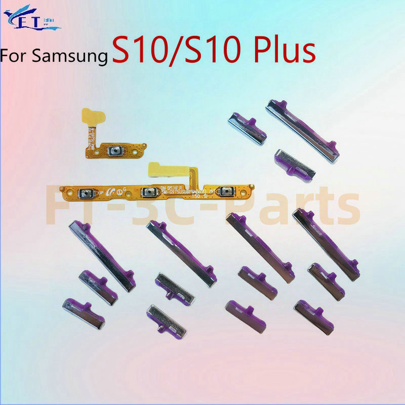 สําหรับ Samsung S10 S10 PLUS เปิดสวิทช์ปิดระดับเสียง ปุ่มด้านข้าง flex Cable อะไหล่