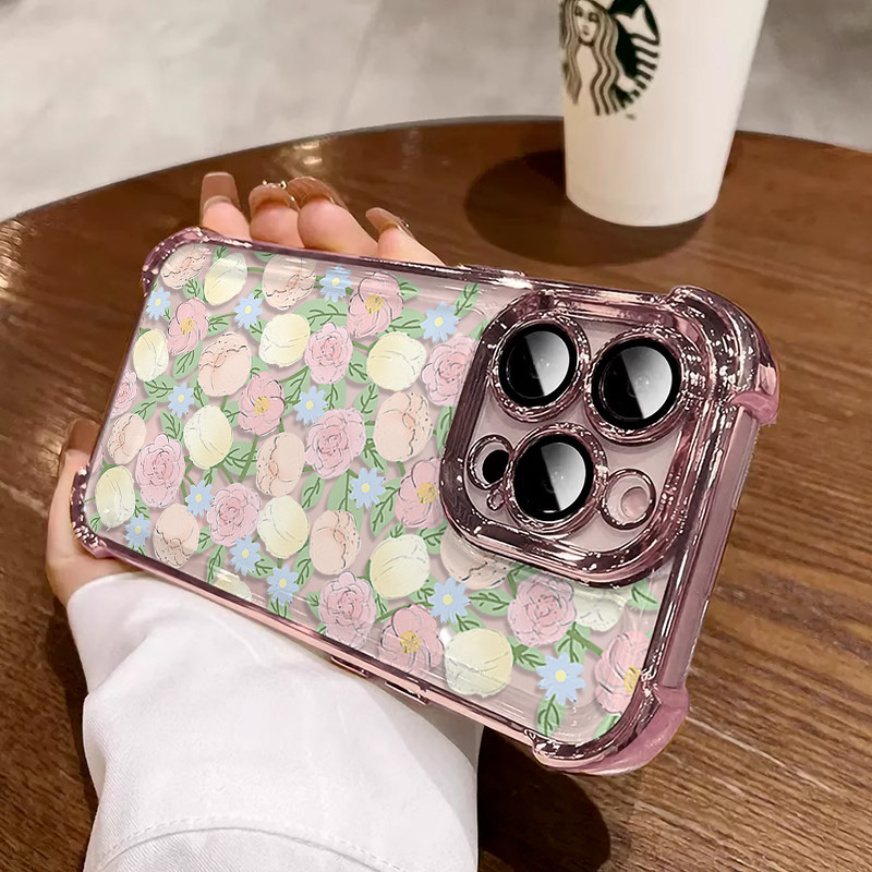 3 In1 ดอกไม้แบบเต็มหน้าจอสําหรับ Vivo X200 X200S X200U X200pro X200pro mini,IQ00 NEO5 NEO7 SE 8 PRO 