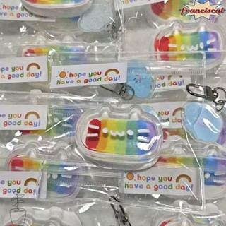 FRANCISCAL Fidget Toy, Rainbow Cat Stress Relief Pinch Toy, …