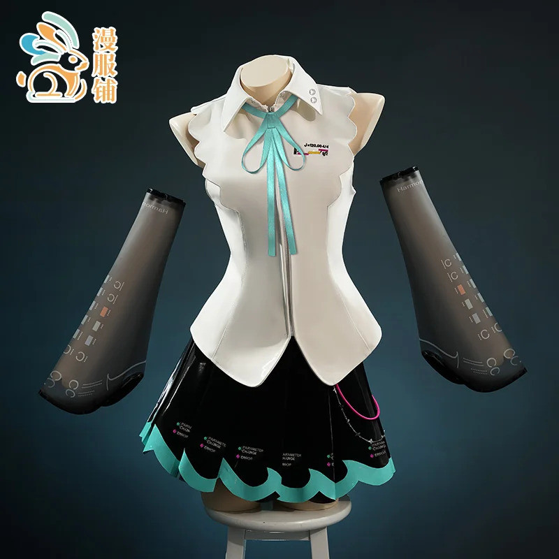 QY Miku NT formula Cosplay Costume for women uniform outfit hallowee shirt skirt party dress