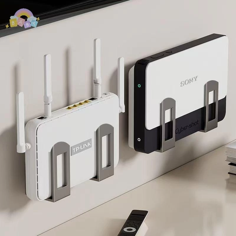 [BB-t] กล่องเก็บเราเตอร์ Wall Artifact Set-top Box ติดผนังติดตั้งวงเล็บรองรับ Wifi Placement Rack ใหม่