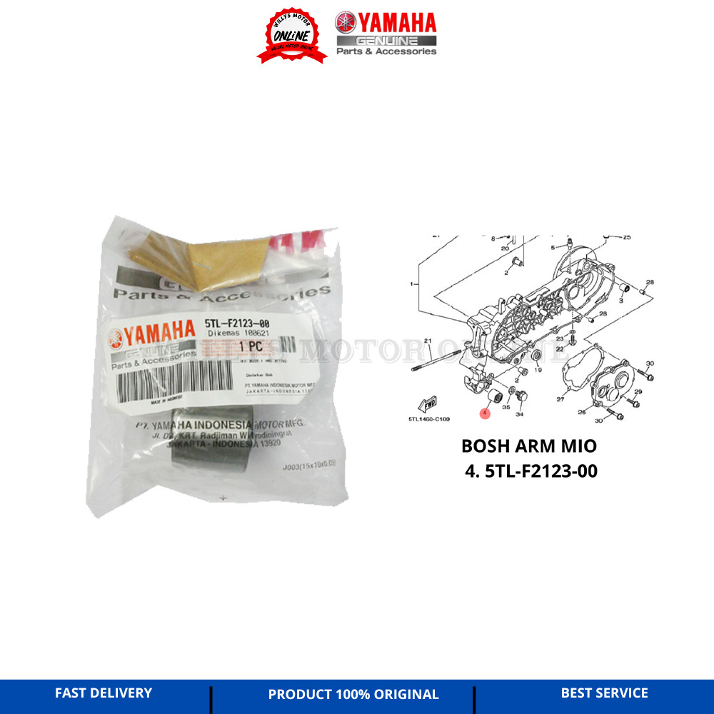 BOSH ARM MIO SPORTY SMILE SOUL ORIGINAL YAMAHA 5TL-F2123-00 SET PCS