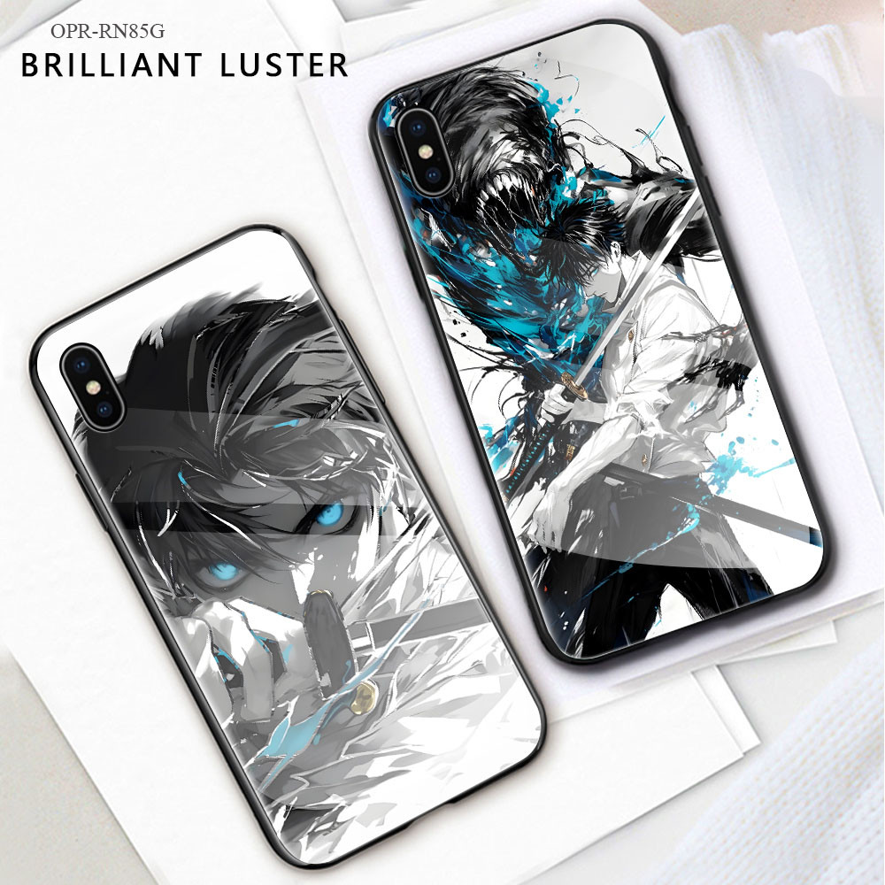 OPPO Reno 8 8Z 7 7Z 6Z 6 5 4 2F F11 F9 F7 F5 Pro Youth 4G 5G เคสออปโป้ Hat Boy Glass Case BL