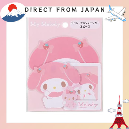 【From Japan】 SANRIO Sanrio New Life Decoration Sticker Set My Melody My Melody-chan my melody 9.6×10