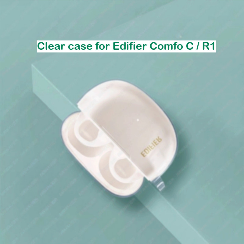 for Edifier Comfo C R1 Case Protective Transparent Clear TPU Covers Bluetooth Earphone Shell Headpho