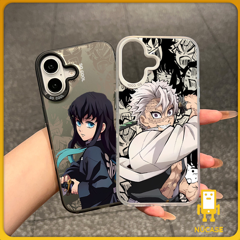 NüCase ส่งจากไทย สีดำหรูหราซิลิโคนแข็งกรณีโทรศัพท์ โคيتโต มุอิชิโร for IPhone 13 15 7Plus 14 12 11 Pro MAX 7Plus X XR