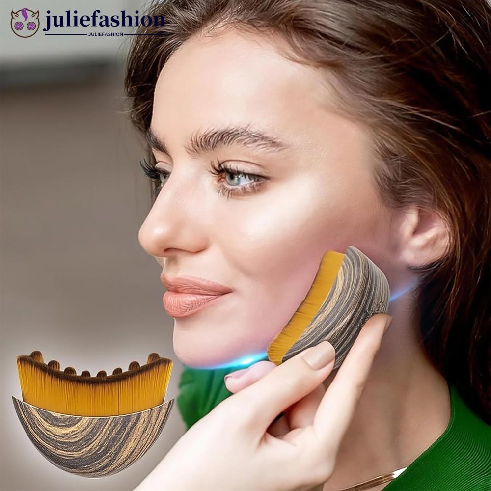 JULIEFASHION Lymphatic Contour Face Brush Dry Brushing Face Brush Lymphatic Draining Massage for Fac