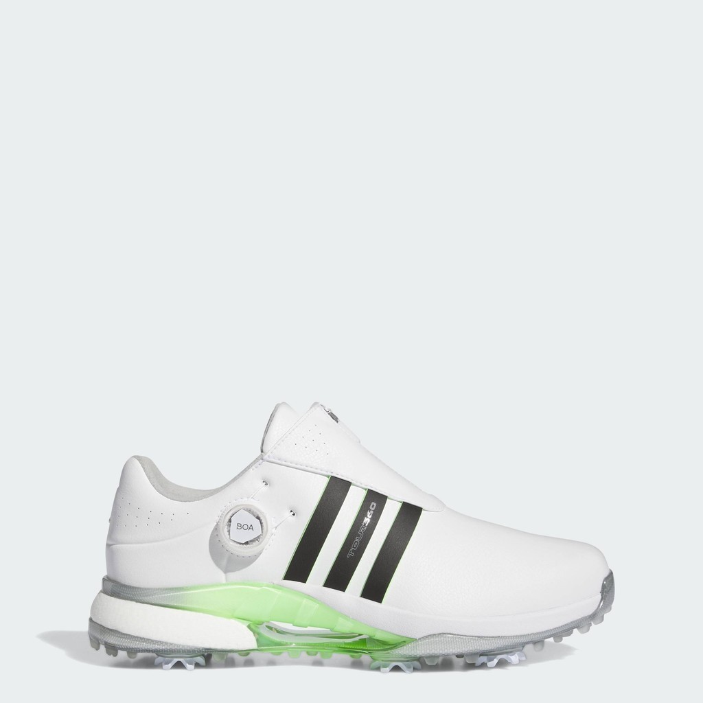 adidas กอล์ฟ รองเท้ากอล์ฟหน้ากว้าง Tour360 BOA 24 BOOST ผู้ชาย สีขาว IF0255