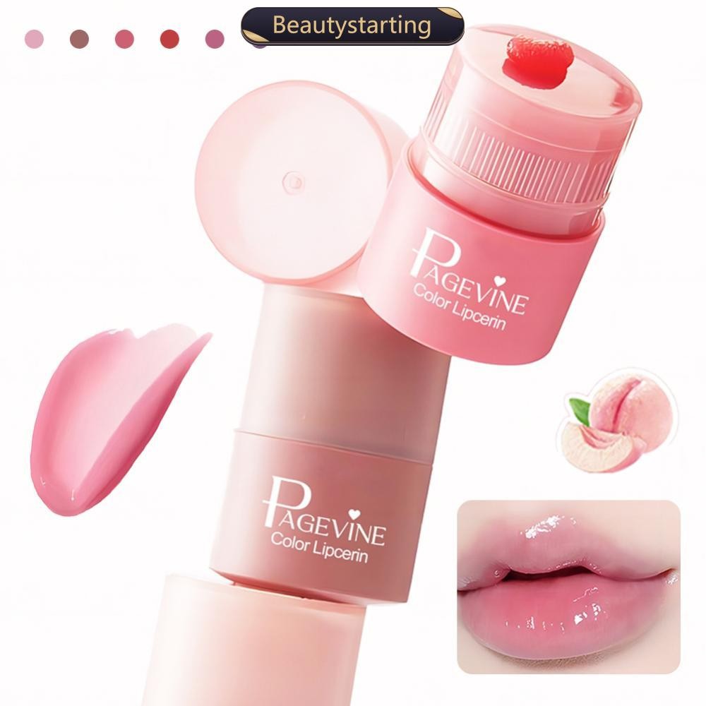 BEAUTYSTARTING Highly Moisturizing Color Lip Care Lip Oil ผลิตภัณฑ์ดูแลผิวเปลี่ยน Lip Glaze Pouting 