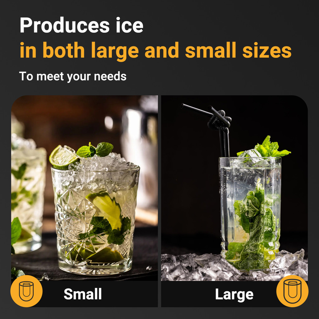 INKBIRD ZM-i01 เครื่องทำน้ำแข็งอัจฉริยะ Ice Maker ความจุ ฟรี!ที่ตักน้ำแข็ง รุ่น เครื่องทำน้ำแข็งอัตโนมัติ - รูปที่ 4