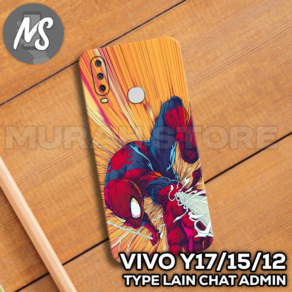 ยางเคสอ่อน REALME VIVO Y17/Y15/Y12 /MS13/SPIDERMAN motif/เคส VIVO Y17/Y15/Y12/casing VIVO Y17/Y15/Y1