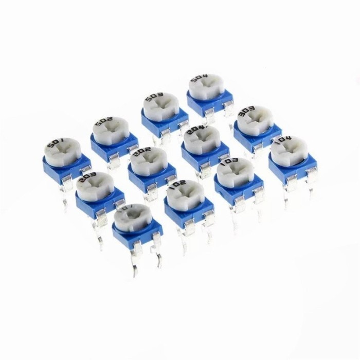 (TS) TRIMPOT TRIMMER VERTICAL VARIABLE RESISTOR VR BLUE