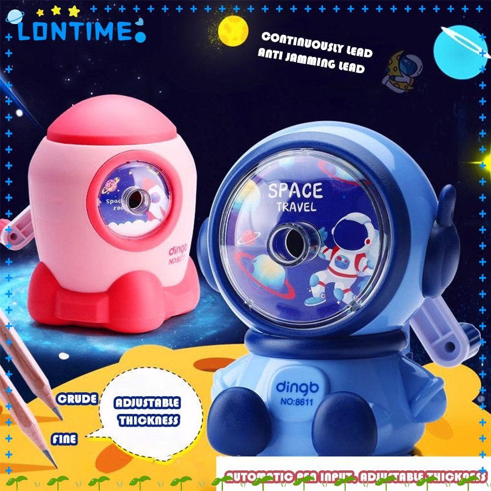 กบเหลาดินสอนักบินอวกาศ LONTIME, เครื่องเหลารถการ์ตูนสร้างสรรค์, อุปกรณ์สํานักงานแบบมือหมุน