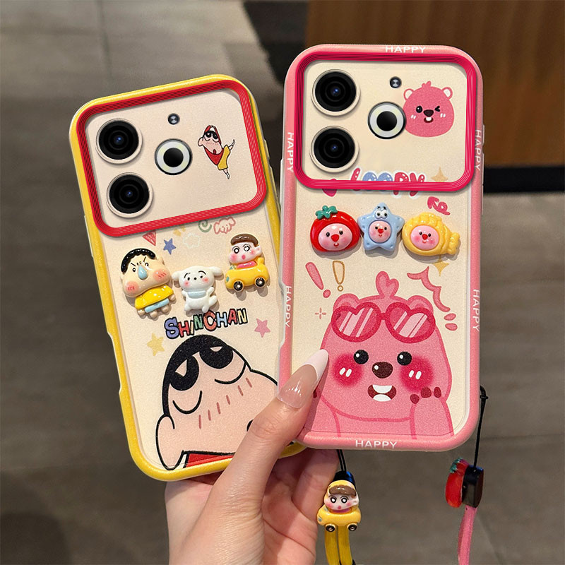 เคส Tecno Pova 6 4G เคส Tecno Pova 6 5G เคส Pova 6 Pro 5G น่ารัก 3D ตุ๊กตาเคสนุ่มเคสโทรศัพท์ TY-JGSG