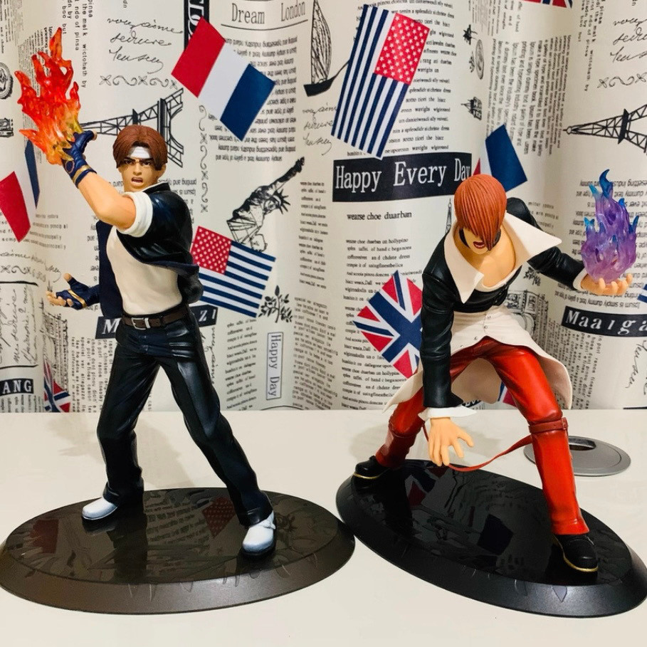 KOF 98 Action Figure Kyo Kusanagi & Iori Yagami อะนิเมะรุ่น Figurine ของเล่นสะสมของขวัญ