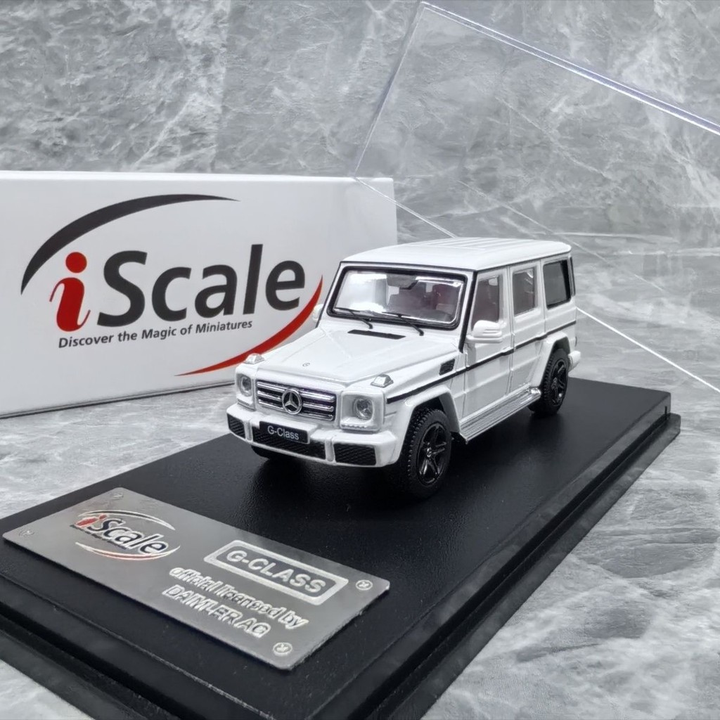 7.5 ซม.iScale 1/64 Benz G63 G-Class Big G Jeep รถออฟโรดรุ่นรถโลหะผสม