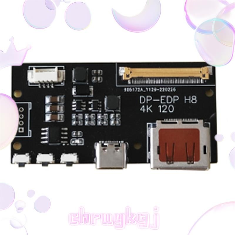 DP to EDP 4K 120HZ DIY4K Driver Board 4K 2K 1080 อะแดปเตอร์สําหรับจอแสดงผลแบบพกพา (A) ติดตั้งง่าย ch