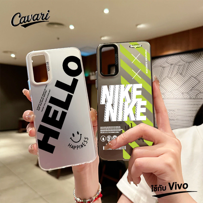 เคสโทรศัพท์ Vivo Y17s Y18 Y15 Y22 Y21 Y27 Y17 Y78 Y20 Y12i Y02 Y15s Y33s Y36 Y100i Y12s ตัวอักษรสไตล์ยุค โทรศัพท์ จัดส่ง