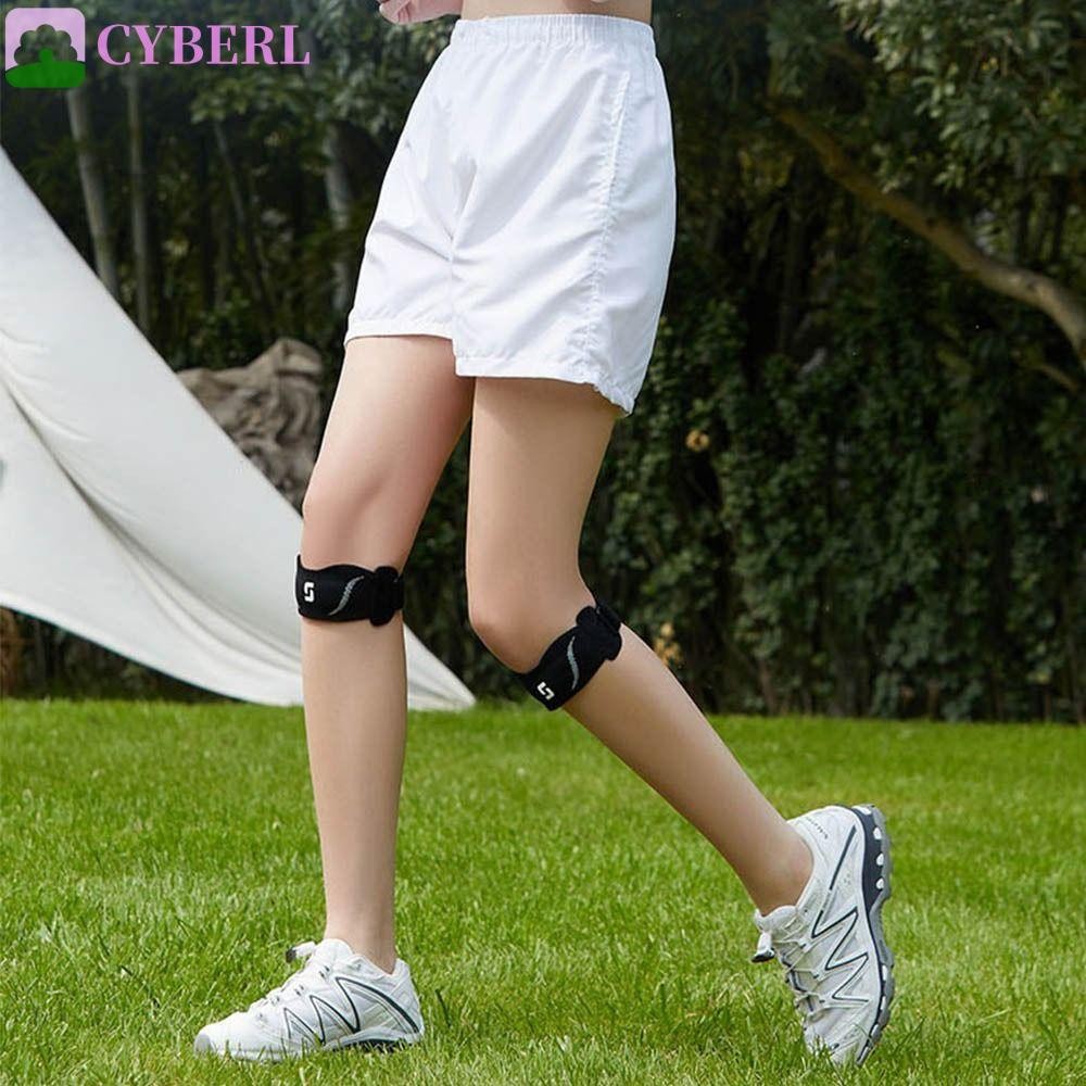 สายรัดเข่า CYBERLINX Patella Tendon Support, เข็มขัดยืดหยุ่นสำหรับการออกกำลังกายและสนับสนุนเข่า, พยุ