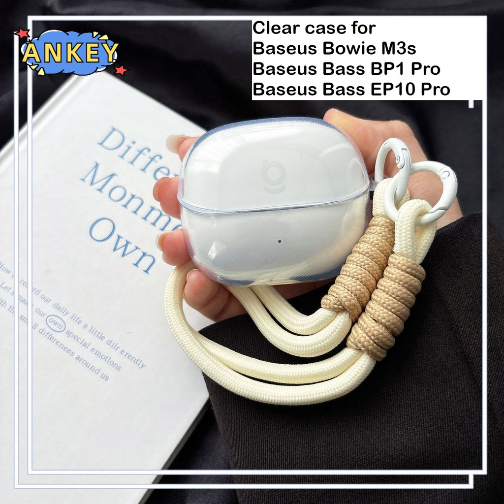 for Baseus Bass BP1 Pro，EP10 Pro Case Protective Transparent Clear TPU Covers Baseus Bowie M3s Bluetooth Earphone Shell Headphone Portable