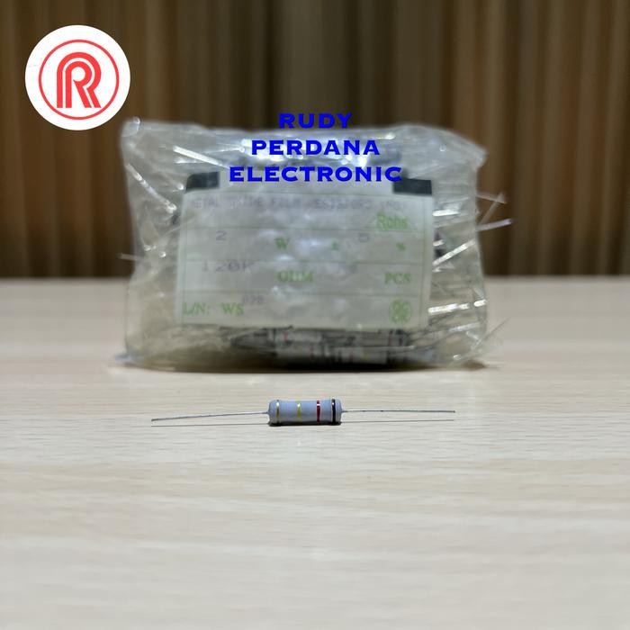 ZL99 RESISTOR 2 WATT 2W 5% 5 PERCENT 120000 120K 120 KILO OHM Ω