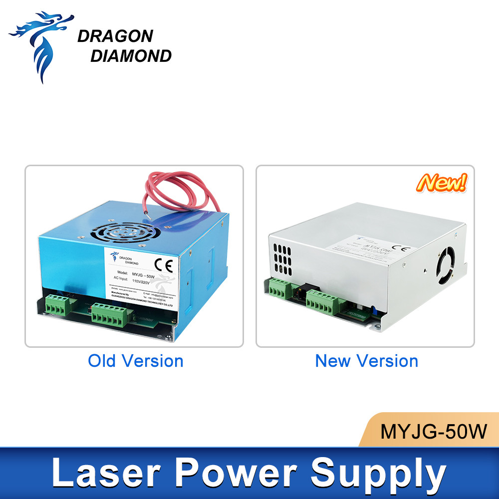 Myjg 50W CO2 เลเซอร์ 110V/220V Universal, สําหรับ 35 ~ 50W ตัดและแกะสลักเครื่องเลเซอร์หลอด