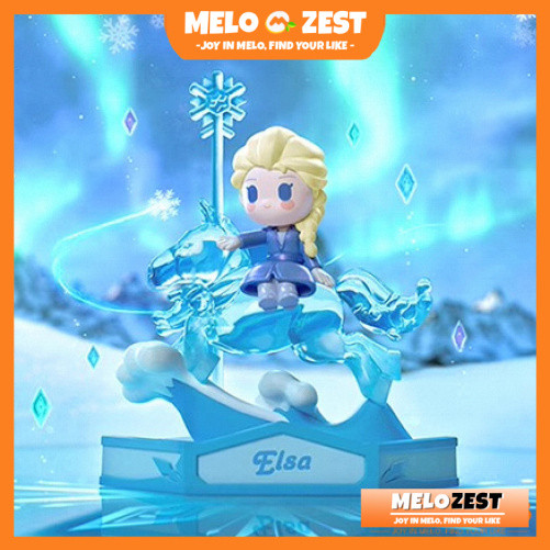 ของแท้ 52TOYS Disney Frozen Carousel Series Blind Box Set Doll  Elsa Olaf Anna Cute ตุ๊กตา ของขวัญ