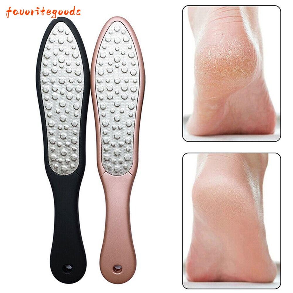 FAVORITEGOODS ฟุต Rasp, ฟุตเครื่องมือดูแลเท้าแฟ้มเท้า,ทนทานแคลลัส Remover Dead Skin Removal สองด้าน Pedicure แฟ้มบ้าน