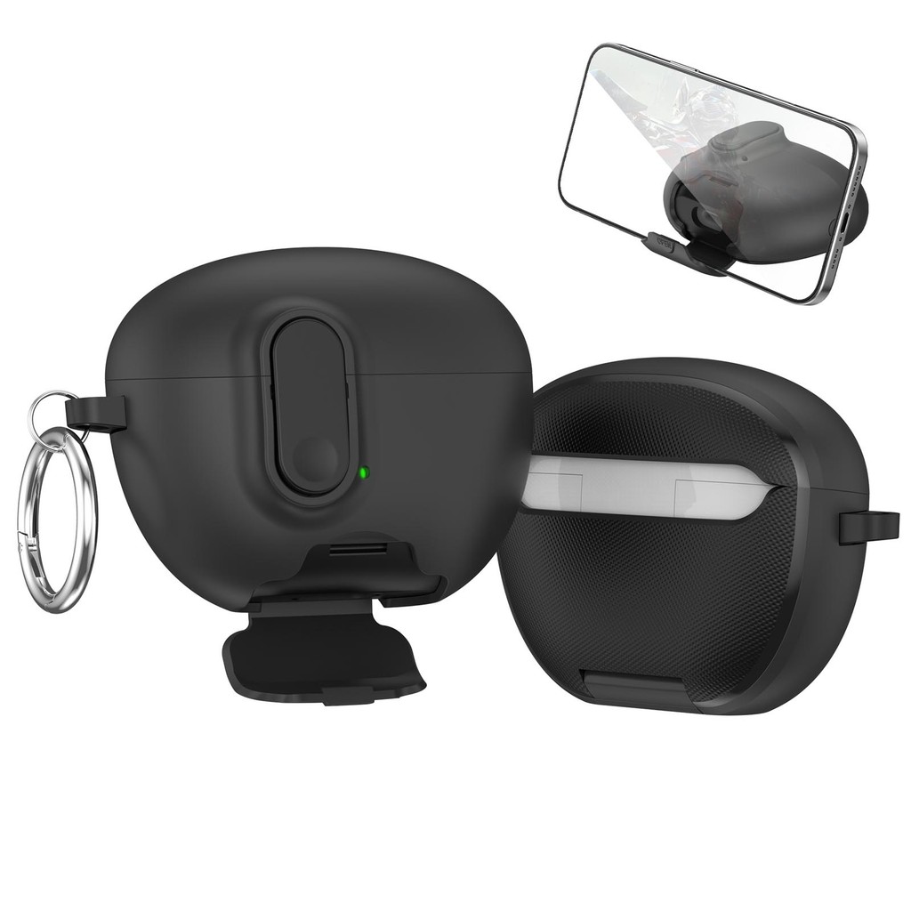 2025 สําหรับ Huawei Freebuds 6i กรณีล็อคความปลอดภัยและขาตั้งโทรศัพท์ Sandstone Skins หูฟังสําหรับ Hu