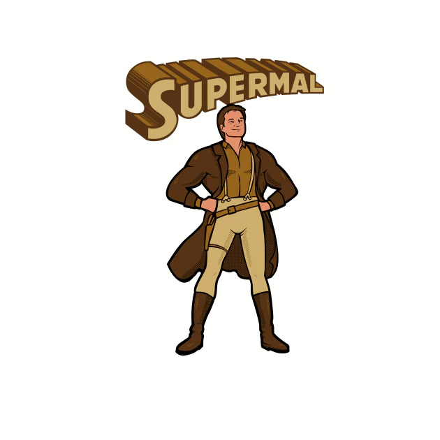 เสื้อยืด Vintage Supermal T-Shirt สีดำ thumbnail 9