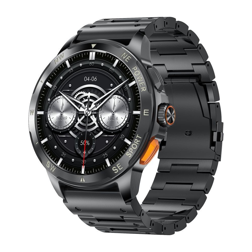 AK77智能手表蓝牙通话运动多功能跨境语音助手防水男士运动手环