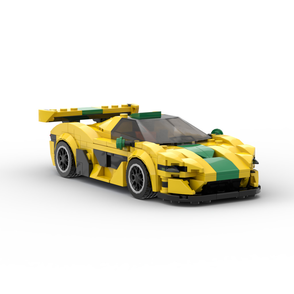 Moc Building Blocks ใช้งานร่วมกับ Lego Assembly McKeelen P1 GTR Supercar Boy รุ่น speed Series 8 ตาร