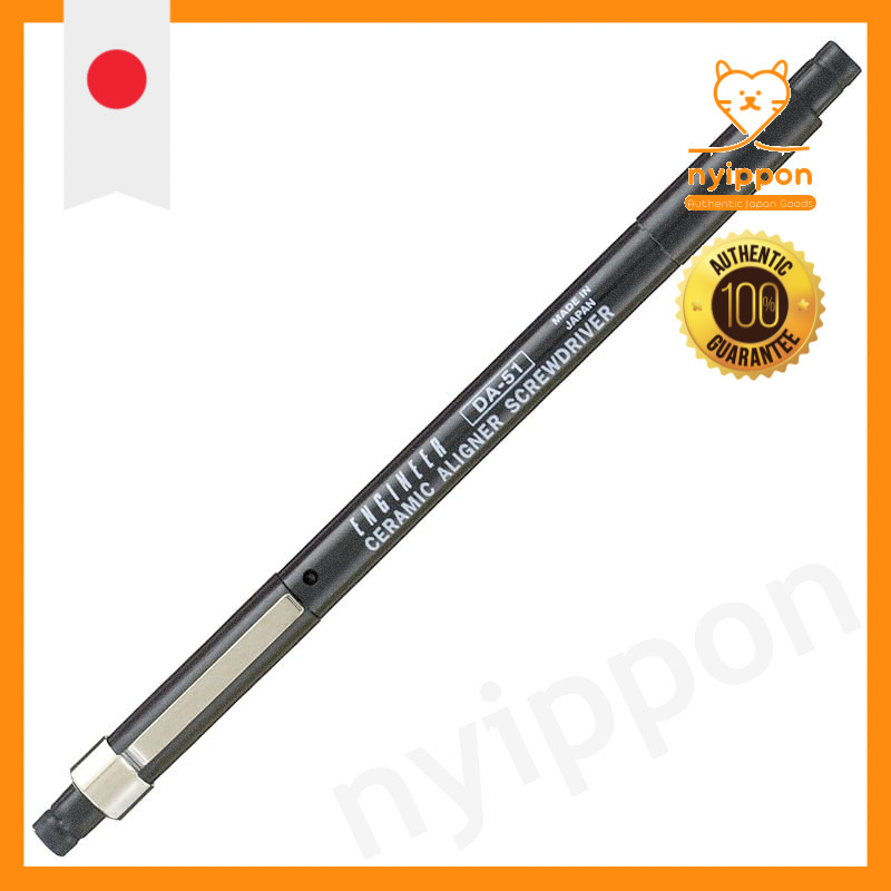 ENGINEER Ceramic Adjustment Driver DA-51-0.4×0.9/-0.4×1.8mm Black