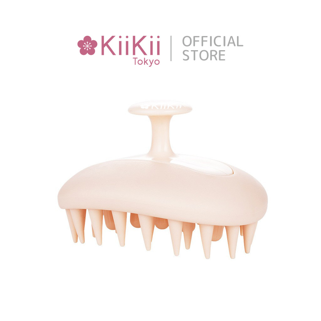 KiiKii 2in1 แปรงสระผม หวี หวีนุ่ม แปรงแชมพู+หวีเมอริเดียน ทำความสะอาดเส้นผมให้สะอาด นวดผ่อนคลาย