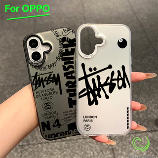 For เคสโทรศัพท์ OPPO A3 A3X A60 5G A9 A18 Stussy A38 A15 A15s A60 A35 A17 A17K A79 5G OPPOA57 4G A55 A77 A77S 4G