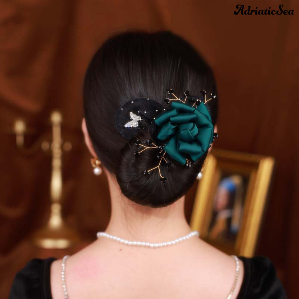 [COD]✫ผม Bun Maker ดอกไม้ Lazy Hair Curler Deft Bun Twister ผมยาว Easy Fast Snap Roll เครื่องมือผู้หญิง - รูปที่ 5