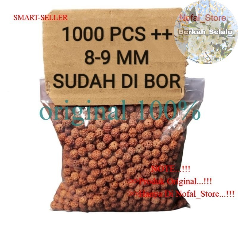 Rudraksha Jenitri 8-9 มม. Variant ชิ้น 200++ & 1000++ แล้วหลุมก็มีจําหน่าย Black Variations Berkah_Always