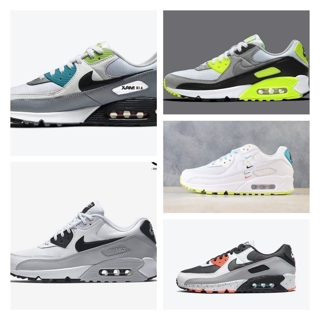 高品质 Air max 90 รองเท้าวิ่งสําหรับบุรุษและสตรีรองเท้าผ้าใบรองเท้าผ้าใบกลางแจ้งอินเทรนด์ระบายอากาศคุณภ