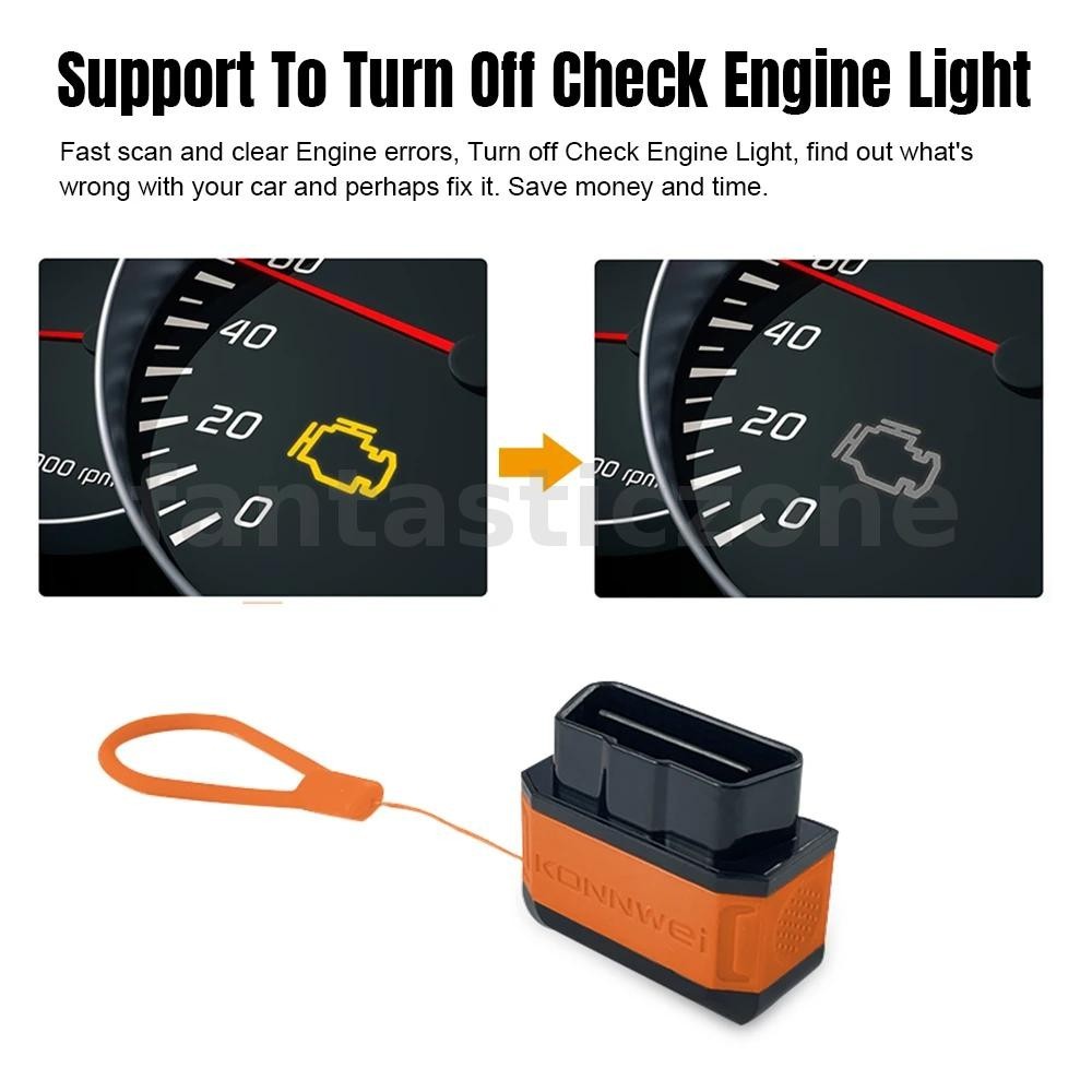 Fantasticzone KW906 OBD2 ELM327 V1.5 Pic18F25K80 OBD 2 บลูทูธ 5.0 เครื่องสแกนเนอร์เครื่องมือวินิจฉัย