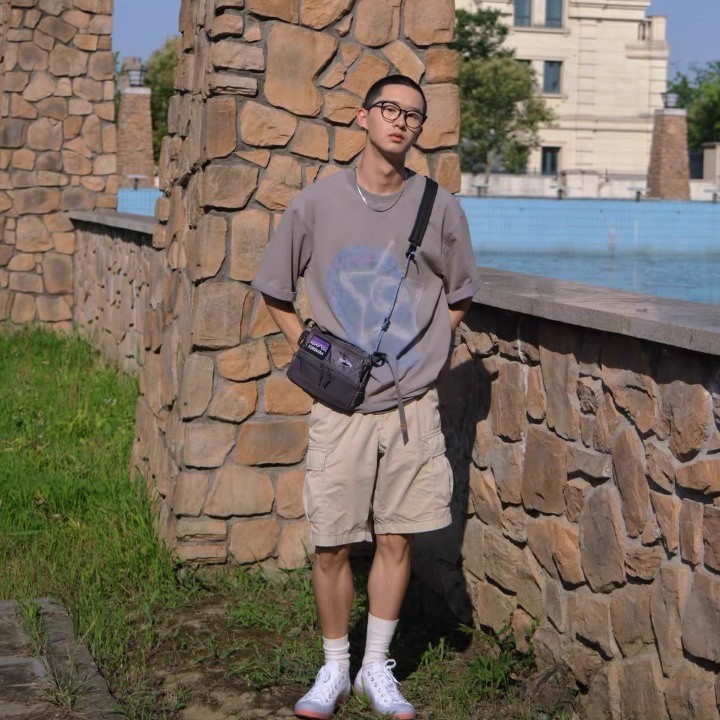 กระเป๋าสะพายข้าง Patagonia กระเป๋าสะพายผ้าไนลอนน้ําหนักเบา